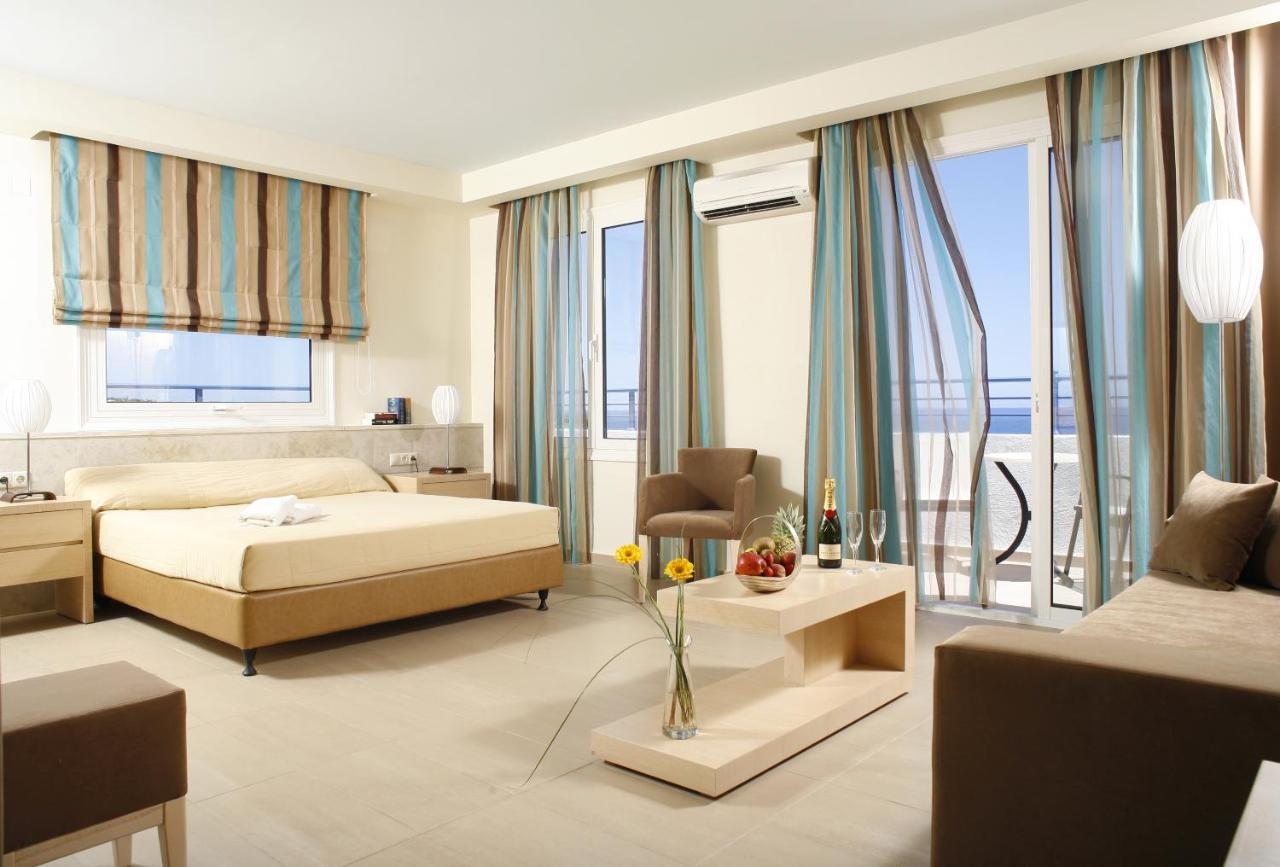 Glaros Beach Hotel Khersónisos Eksteriør bilde
